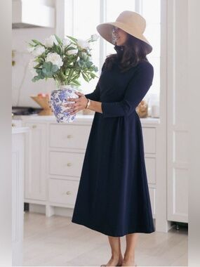 NWT Dainty Jewells Cloud Nine Dress in Navy